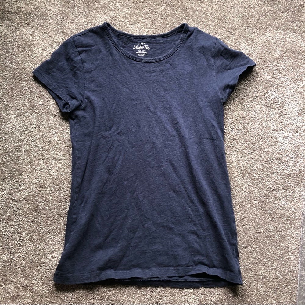 J Crew Factory Navy Studio T